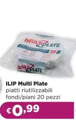 Ilip Multi Plate Piatti Riutilizzabili Fondi
