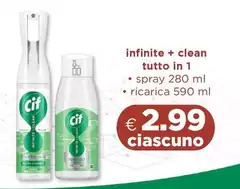 Cif - Infinite + Clean Tutto In 1