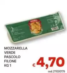 Mozzarella Verde Pascolo Filone