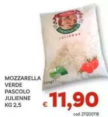 Mozzarella Verde Pascolo Julienne