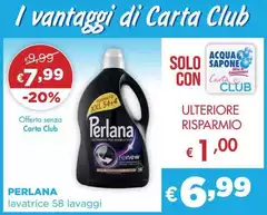 Perlana - Lavatrice 58 Lavaggi