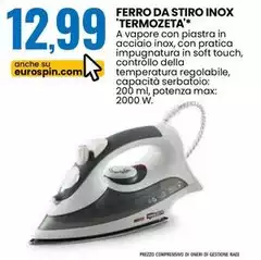 Termozeta - Ferro Da Stiro Inox ''