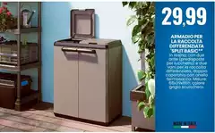 Armadio Per La Raccolta Differenziata 'Split Basic