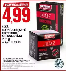 Capsule -  Caffè Espresso/Grancrema