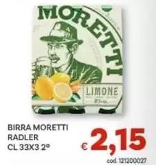 Moretti - Birra Radler