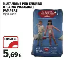 Pampers - Mutandine Per Enuresi Il Salva Pigiamino