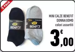 Benefit - Mini Calze Donna/Uomo Benefit - Mini Calze Donna/Uomo