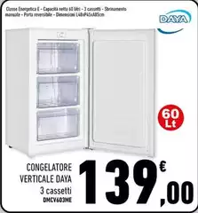 Daya - Congelatore Verticale Daya - Congelatore Verticale