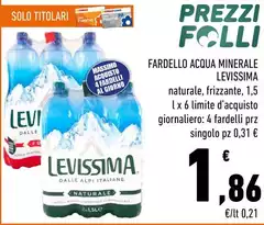 Levissima - Fardello Acqua Minerale
