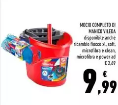 Vileda - Mocio Completo Di Manico