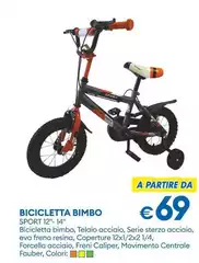 Bicicletta Bimbo 