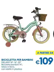 Melany - Bicicletta Per Bambini