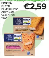 Frosta - Filetti Di Merluzzo Gratinati Frosta - Filetti Di Merluzzo Gratinati