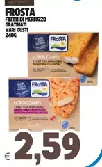 Frosta - Filetti Di Merluzzo Gratinati Frosta - Filetti Di Merluzzo Gratinati