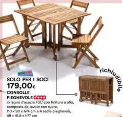 Solo - Console Pieghevole