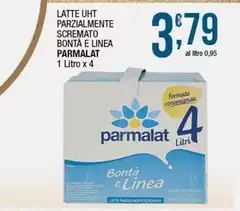Parmalat - Latte UHT Parzialmente Scremato Bontà E Linea