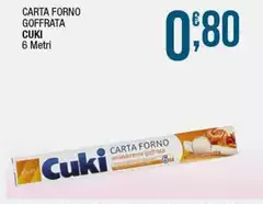 Cuki - Carta Forno Goffrata