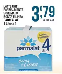 Parmalat - Latte UHT Parzialmente Scremato Bontà E Linea