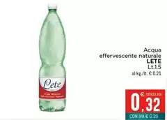 Lete - Acqua Effervescente Naturale