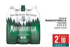 Mangiatorella - Acqua Naturale