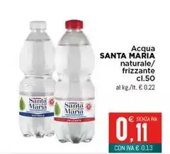 Santa maria - Acqua Naturale/ Frizzante