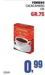 Ferrero - Cacao Amaro