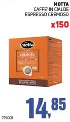 Motta - Caffe' In Cialde Espresso Cremoso