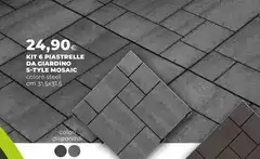 Kit 8 Piastrelle D/ Giardino Style Mosaic
