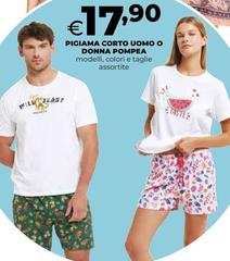 Pompea - Pigiama Corto Uomo O Donna