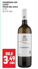 Feudi del sole - Passerina IGP Lazio