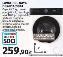 Daya - Lavatrice DSW814618A11