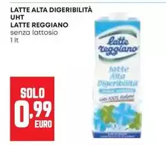 Latte reggiano - Latte Alta Digeribilità Uht