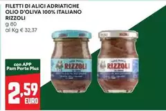 Rizzoli - Filetti Di Alici Adriatiche Olio D'oliva 100% Italiano Rizzoli - Filetti Di Alici Adriatiche Olio D'oliva 100% Italiano