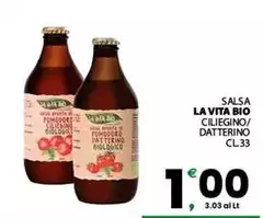 La vita bio - Salsa Ciliegino/Datterino La vita bio - Salsa Ciliegino/Datterino