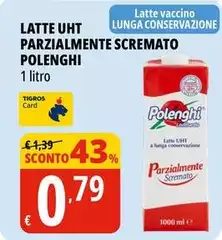 Polenghi - Latte Uht Parzialmente Scremato
