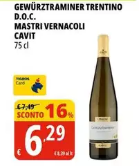 Cavit - Gewürztraminer Trentino D.O.C. Mastri Vernacoli