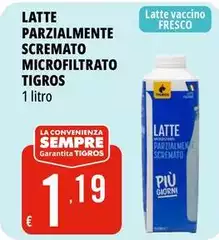 Latte Parzialmente Scremato Microfiltrato