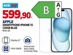 Apple - Iphone 15 128GB Blue