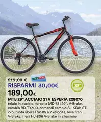 Mtb 29" Acciaio 21 V Esperia 228070