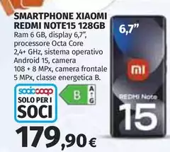 Xiaomi - Smartphone Redmi Note15 128GB