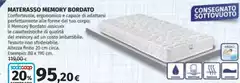 Materasso Memory Bordato