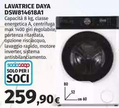 Daya - Lavatrice DSW814618A11