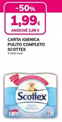 Scottex - Carta Igienica Pulito Completo