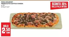 Solo - Pizza Gourmet Prosciutto Cotto E Funghi