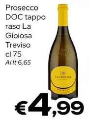 Bio trevisan - Prosecco DOC Tappo Raso La Gioiosa