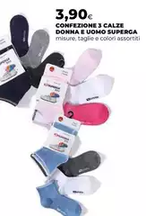 Superga - Confezione 3 Calze Donna E Uomo Superga - Confezione 3 Calze Donna E Uomo
