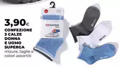 Superga - Confezione 3 Calze Donna E Uomo Superga - Confezione 3 Calze Donna E Uomo