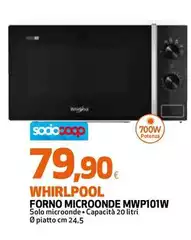 Whirlpool - Forno Microonde Mwp101w