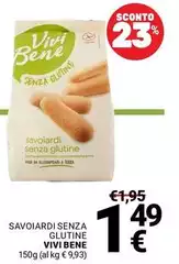Viver bene - Savoiardi Senza Glutine Viver bene - Savoiardi Senza Glutine