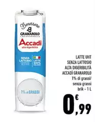 Granarolo - Latte Uht Senza Lattosio Alta Digeribilità Accadi